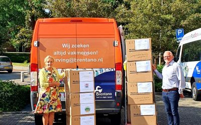 Donatie van 20000 mondkapjes